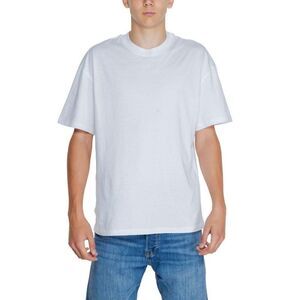 Jack Jones Crew Neck TShirt JJTPRINTTEE Men White T-Shirts